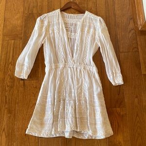 Tularosa white dress size small